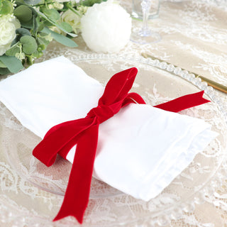 Create Unforgettable Decorations with Red Velvet and Nylon Ribbon Roll