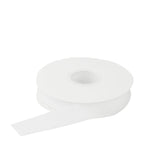 White 1Inch Velvet Single Faced Ribbon Spool, DIY Craft Supplies, Velvet & Nylon Ribbon Roll#whtbkgd