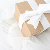 White 1Inch Velvet Single Faced Ribbon Spool, DIY Craft Supplies, Velvet & Nylon Ribbon Roll