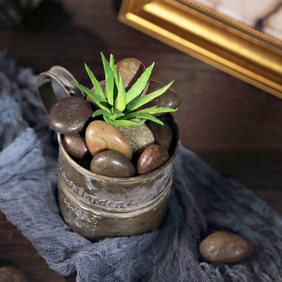 Assorted Natural Vase Fillers | River Stone 