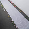 36 Inch x 100ft White Floral Lace Aisle Runner
