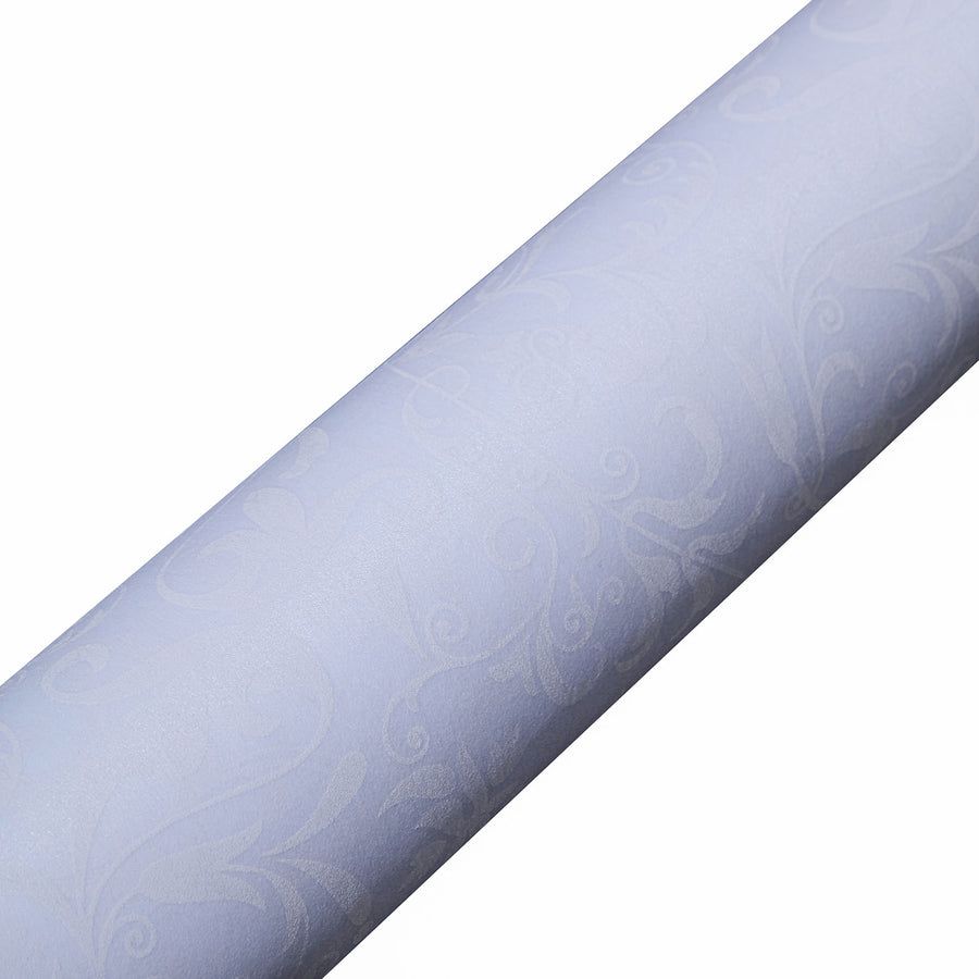 36 Inch x 50ft White Floral Lace Aisle Runner 
