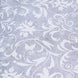 36 Inch x 50ft White Floral Lace Aisle Runner 