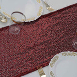 12"x108" Burgundy Sequin Table Runners