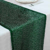 12x108 inches Hunter Emerald Green Premium Sequin Table Runners#whtbkgd