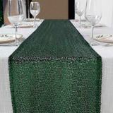 12x108 inches Hunter Emerald Green Premium Sequin Table Runners