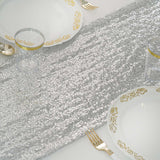 12"x108" Silver Sequin Table Runners