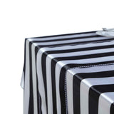 12" x 108" | Black & White | Stripe Satin Table Runners