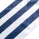 12" x 108" | Navy & White | Stripe Satin Table Runners#whtbkgd