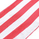 12 x 108 Inch | Red & White | Stripe Satin Table Runners#whtbkgd