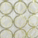 Tea Green Sequin Circle Designs Table Runners - Table Top Wedding Catering Party Decorations - 108x12"
