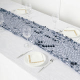 13x108inch Dusty Blue Big Payette Sequin Table Runner
