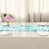 13x108 inch Turquoise Big Payette Sequin Table Runner