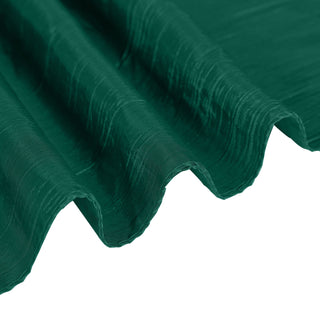 Create a Luxurious Atmosphere with the Hunter Emerald Green Taffeta Table Runner
