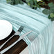 10ft Baby Blue Gauze Cheesecloth Boho Table Runner