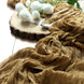 10ft Gold Gauze Cheesecloth Boho Table Runner#whtbkgd