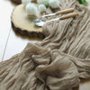 10ft Natural Gauze Cheesecloth Boho Table Runner
