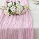 10ft Pink Gauze Cheesecloth Boho Table Runner