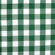 Buffalo Plaid Table Runner | Green / White | Gingham Polyester Checkered Table Runner#whtbkgd