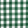 Buffalo Plaid Table Runner | Green / White | Gingham Polyester Checkered Table Runner#whtbkgd