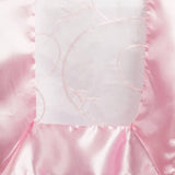 Table Runner Embroider - Pink14"x108" Pink Satin Embroidered Sheer Organza Table Runner
