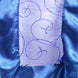 14"x108" Royal Blue Satin Embroidered Sheer Organza Table Runner