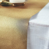 9Ft Gold Glitzing Glitter Table Runner, Disposable Paper Table Runner#whtbkgd