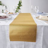 9Ft Gold Glitzing Glitter Table Runner, Disposable Paper Table Runner