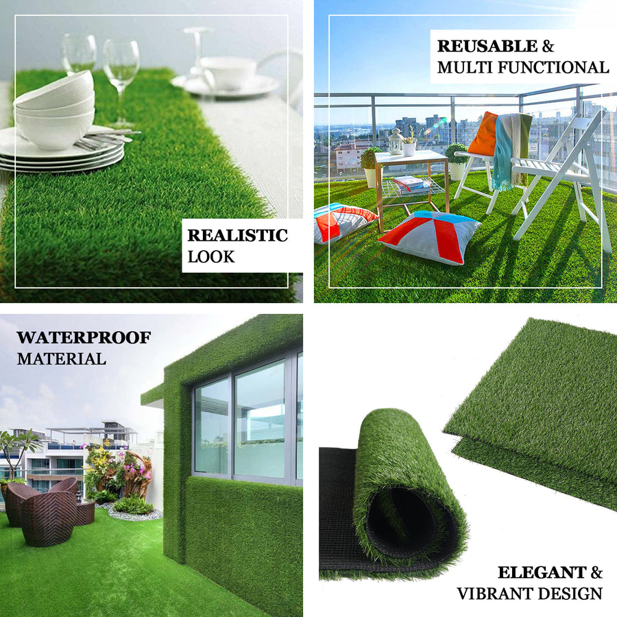 Plastic Grass Matting | 5FT x 3FT | Fake Grass Mat | Ecofriendly Synthetic Rugs Carpets