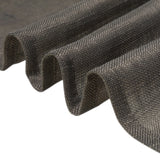 12x108 Charcoal Gray Linen Table Runner, Slubby Textured Wrinkle Resistant Table Runner