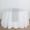 12x108 Silver Linen Table Runner, Slubby Textured Wrinkle Resistant Table Runner