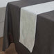 12x108 White Linen Table Runner, Slubby Textured Wrinkle Resistant Table Runner