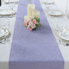 14x108inch Lavender Lilac Boho Chic Rustic Faux Jute Linen Table Runner