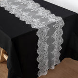 Enhance Your Event Decor with a White Lace Table Runner