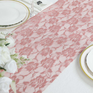 Enhance Your Dining Experience with our Floral Lace Table Runner