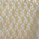 12" x 108" Gold Floral Lace Table Runner#whtbkgd