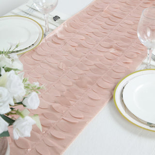 Create a Captivating Tablescape with a Dusty Rose Taffeta Fabric Table Runner