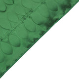 12x108inch Green 3D Leaf Petal Taffeta Fabric Table Runner#whtbkgd