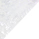108inch Sparkly Metallic Silver Foil Thin Mesh Polyester Table Runner - 25GSM