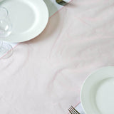 14" x 108" Blush | Rose Gold Organza Runner For Table Top Wedding Catering Party Decoration