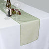 14" x 108" Olive Green Organza Runner For Table Top Wedding Catering Party Decoration