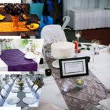 12inch x 108inch Lavender Lilac Taffeta Pintuck Table Runner