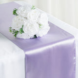 12inch x 108inch Lavender Lilac Satin Table Runner