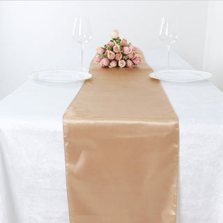 Versatile and Stylish Satin Table Runner for Party and Wedding Decor