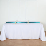 12x108inch Teal Satin Table Runner