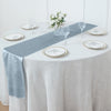 12Inch x 108Inch | Dusty Blue | Premium Velvet Table Runner