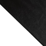 12" x 108" | Black | Premium Velvet Table Runner
