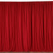 2 Pack Red Scuba Polyester Curtain Panel Inherently Flame Resistant Backdrops Wrinkle Free#whtbkgd