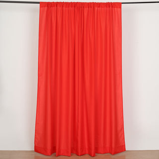 Add a Pop of Elegance with Red Polyester Photography Backdrop Curtains