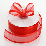 Add a Touch of Elegance with Red Sheer Organza Ribbon